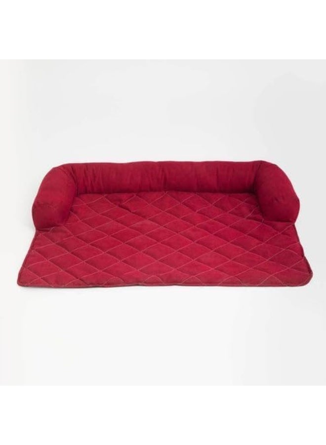 Sofa Pet Bed Cover – Waterproof, Non-Slip, and Machine Washable Protector for Couches, Sofas & Furniture (RED, S 67x67x12)
